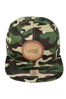 Hecho en Mexico Snapback Hat-H1649-GREEN CAMOUFLAGE